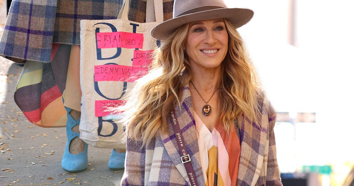 Sarah Jessica Parker Zeigt Bei Sex And The City Dreh Ein Politisches Outfit Bunte De