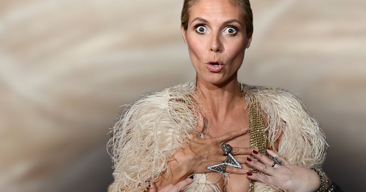 Heidi Klum Splitterfasernackt Und Eisgek Hlt Bunte De