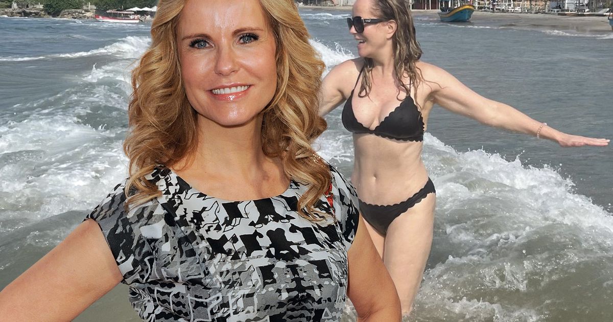 Rtl Presenter Katja Burkard Sun Beach Sea She Inspires In A Bikini