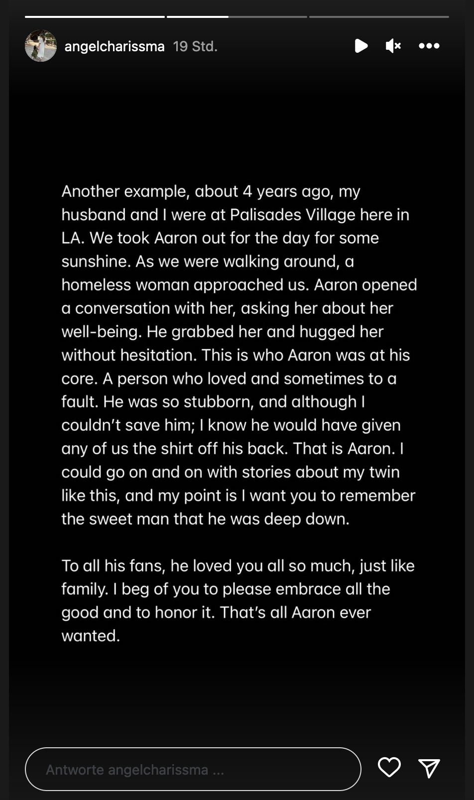 Aaron Carter (†34): Seine Zwillingsschwester teilt rührende Erinnerungen 
