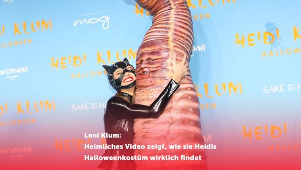 Heimliches Video zeigt, wie sie Heidis Halloweenkostüm wirklich findet