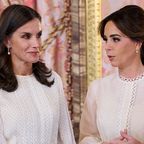 Letizia von Spanien: Mit Paraguays First Lady strahlt sie in Sofias Kleid um die Wette