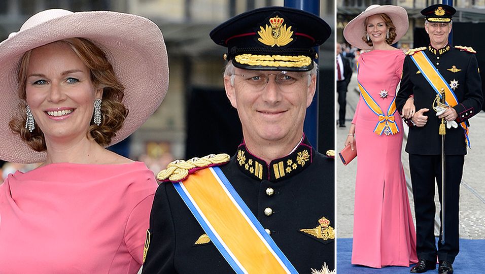 Belgien, Krönung, Prinzessin Mathilde und Philippe von Belgien