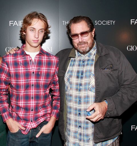 Olmo Schnabel und sein Vater Julian Schnabel bei der Filmvorführung von „Fair Game“ 2010 