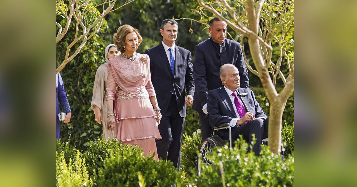 Sofía von Spanien muss bei Jordanien-Hochzeit neben Juan Carlos sitzen