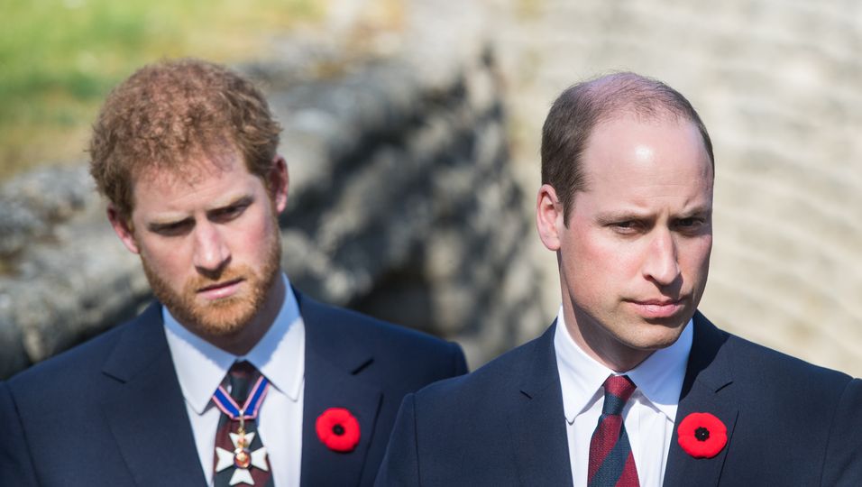 Prinz Harry und Prinz William sind in Trauer vereint.