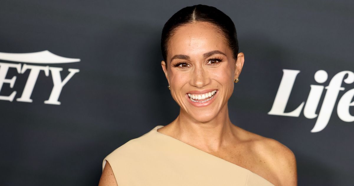 Als Studentin im College Meghan ist auf altem Bild kaum wiederzuerkennen