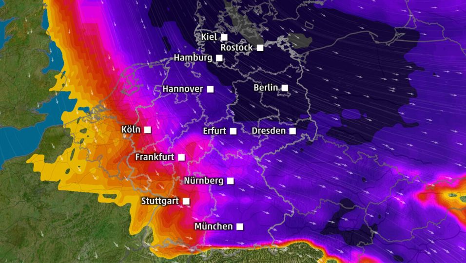 Sturmfahrplan für das Wochenende: So zieht der Orkan Nadia über Deutschland