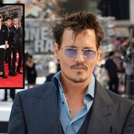 Johnny Depp - Mit "One Direction" auf Hollywood-Party