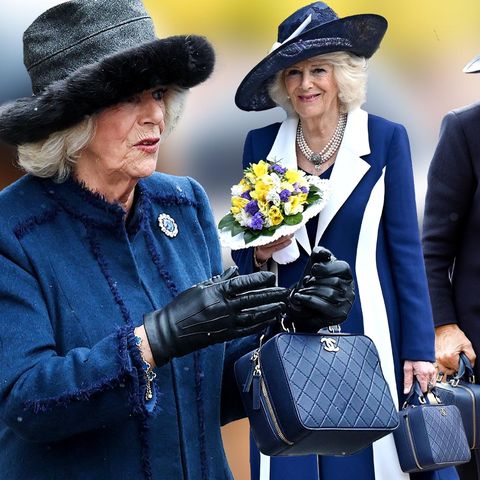 König Camilla: Blaues Allzweck-Wunder: Kleine Chanel-Tasche ist nicht nur in Hamburg ihr Begleiter