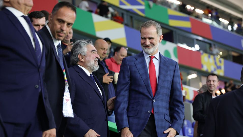 Felipe von Spanien fieberte in Gelsenkirchen mit den spanischen EM