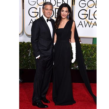 George und Amal Clooney legten bei den Golden Globes eine gelungene Red Carpet-Premiere hin.