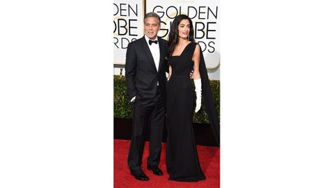 Anwältin Amal Clooney bewies mit ihrer sehr eleganten Robe von Christian Dior, dass sie mit den Red-Carpet-Superstars mithalten kann.