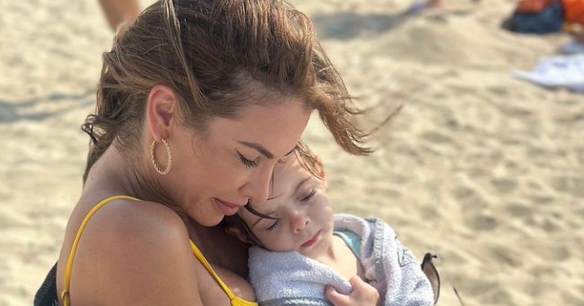 Anna-Maria Ferchichi: Bilder vom Strandtag mit den Kindern
