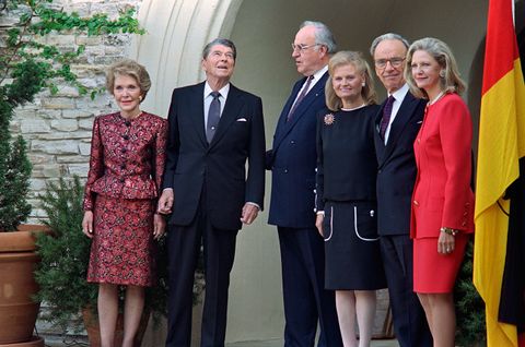 Nancy und Ronald Reagan, Helmut und Hannelore, Anna und Rupert Murdoch
