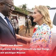 Als erster UK-Royal besucht sie den Kongo – mit wichtiger Mission