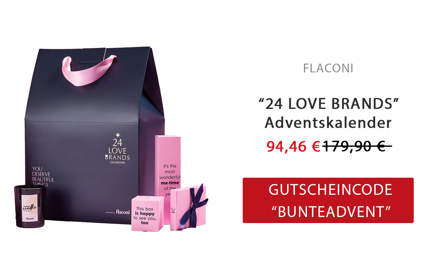 24 Love brands adventskalender flaconi
