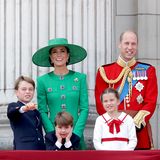Prinz William und Prinzessin Kate mit ihren Kindern Prinz Louis, Prinzessin Charlotte und Prinz George 