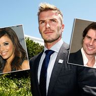 David Beckham, Tom Cruise, Eva Longoria-Parker