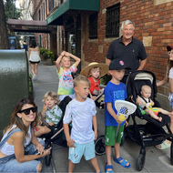 "Gangs of New York": Seltener Familienschnapsschuss mit ihren sieben Kindern