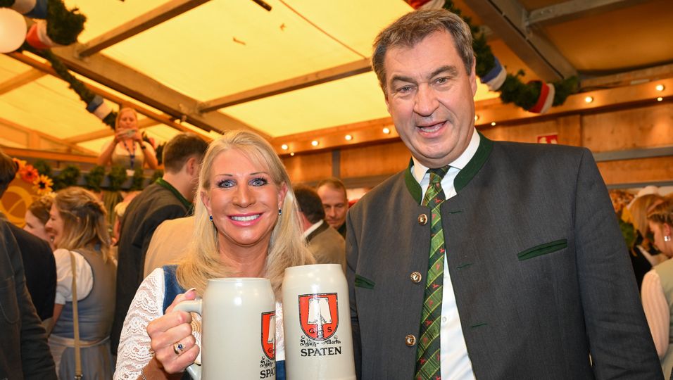Markus Söders Frau Karin "drückt alle Daumen" für Landtagswahl  