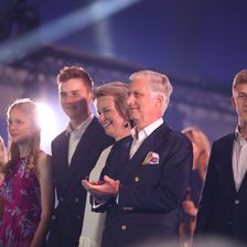 Die belgische Königsfamilie feiert ihren Nationalfeiertag