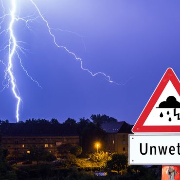 Unwetterwarnung für Deutschland (Symbolbild)