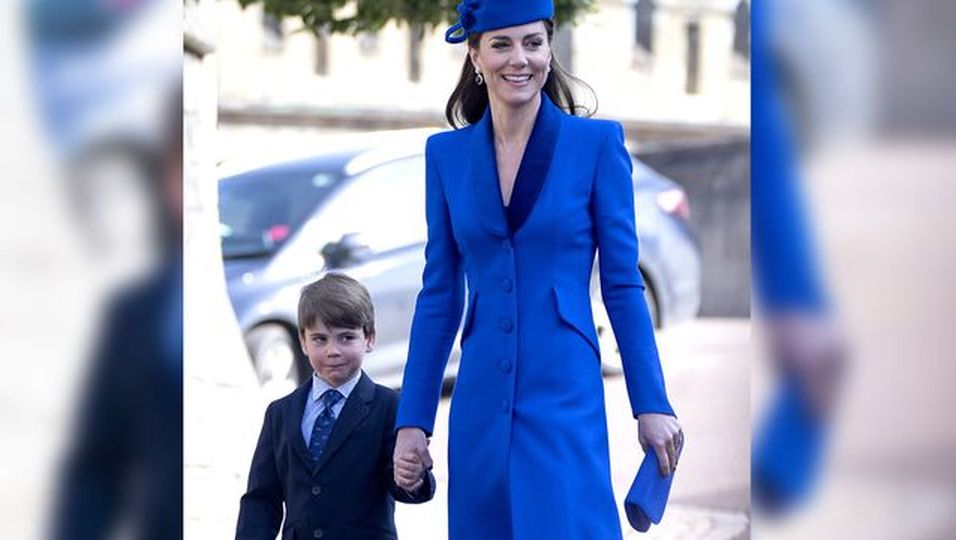 Oster-Auftritt der Royals - und Prinz Louis lässt Mamas Hand nicht los