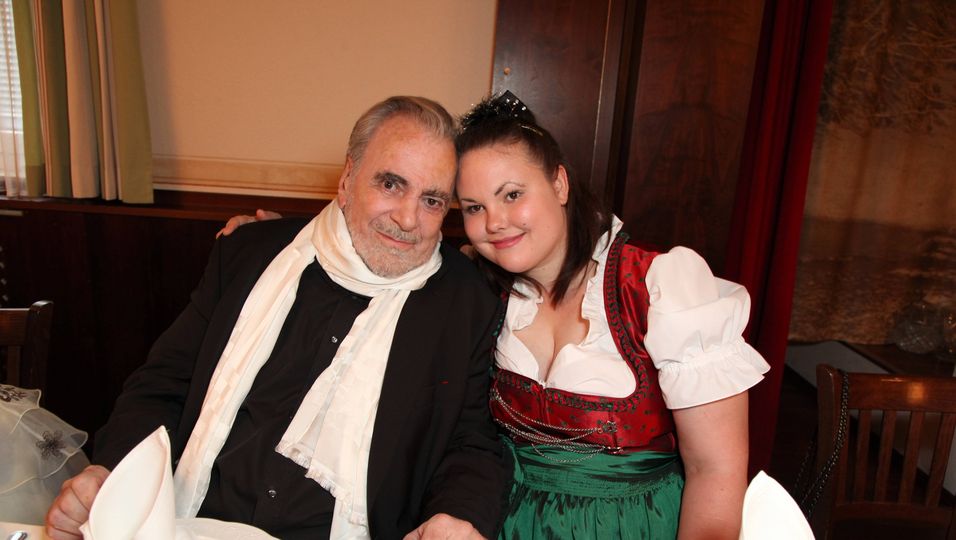 Maximilian Schell und Tochter