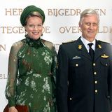 Mathilde von Belgien: Im Tarnkleid zur militärischen Eröffnungszeremonie?