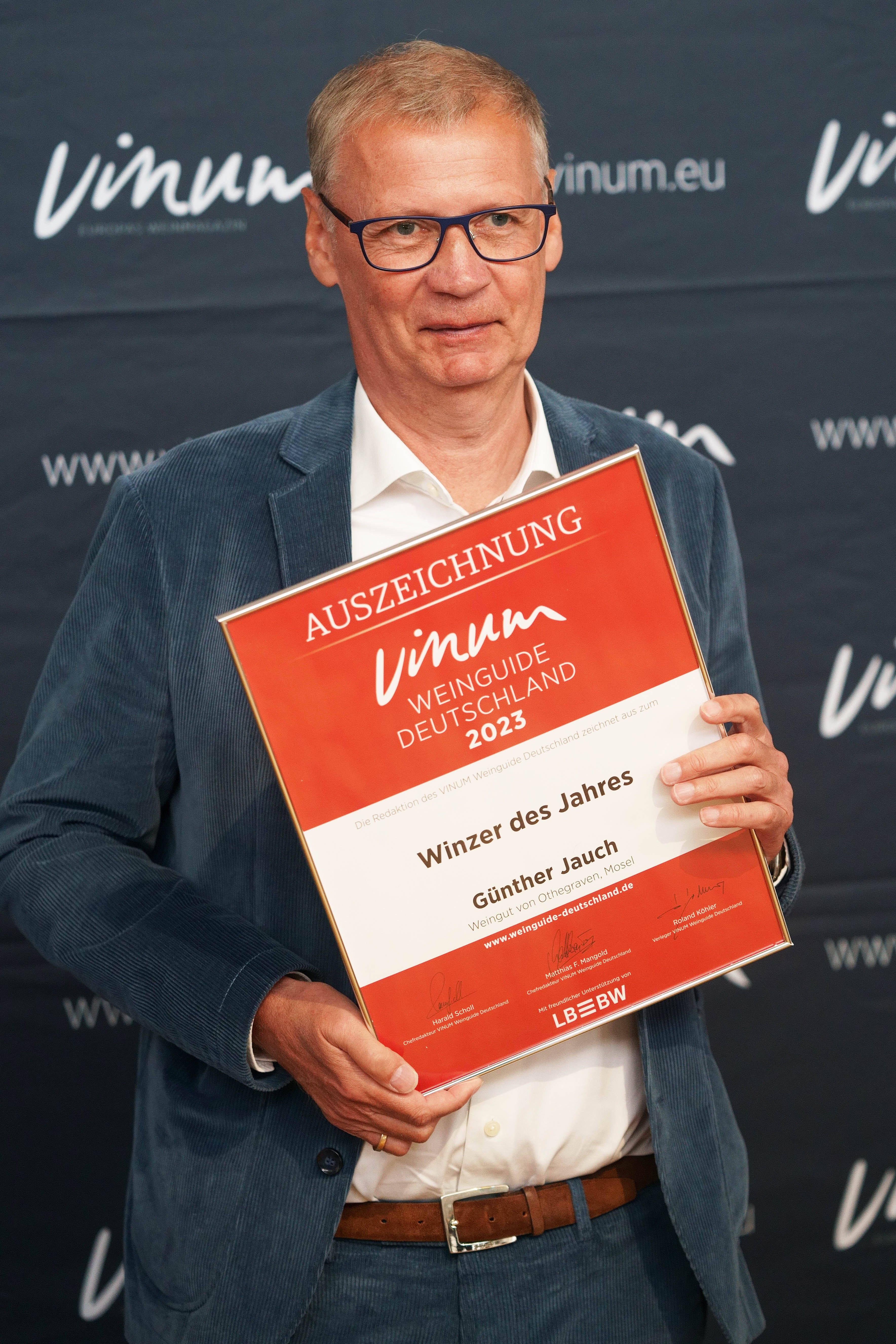 Günther Jauch: "Wer wird Millionär"-Moderator ist Winzer des Jahres