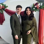 Louis und Marie Ducruet genießen eine kleine Zeit bei einer Hochzeit