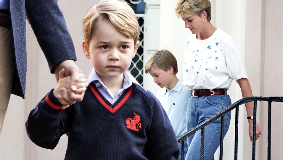 Gleiche Geste, 30 Jahre später: So sehr ähnelt ihm Prinz George