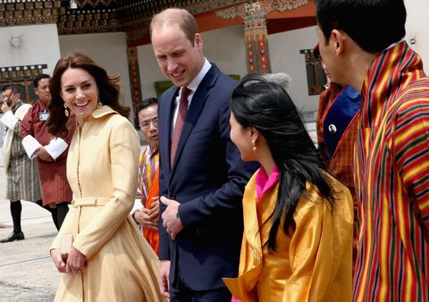 Herzogin Kate und Prinz William in Bhutan