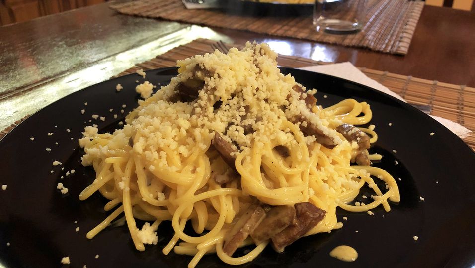 Spaghetti Carbonara vegan