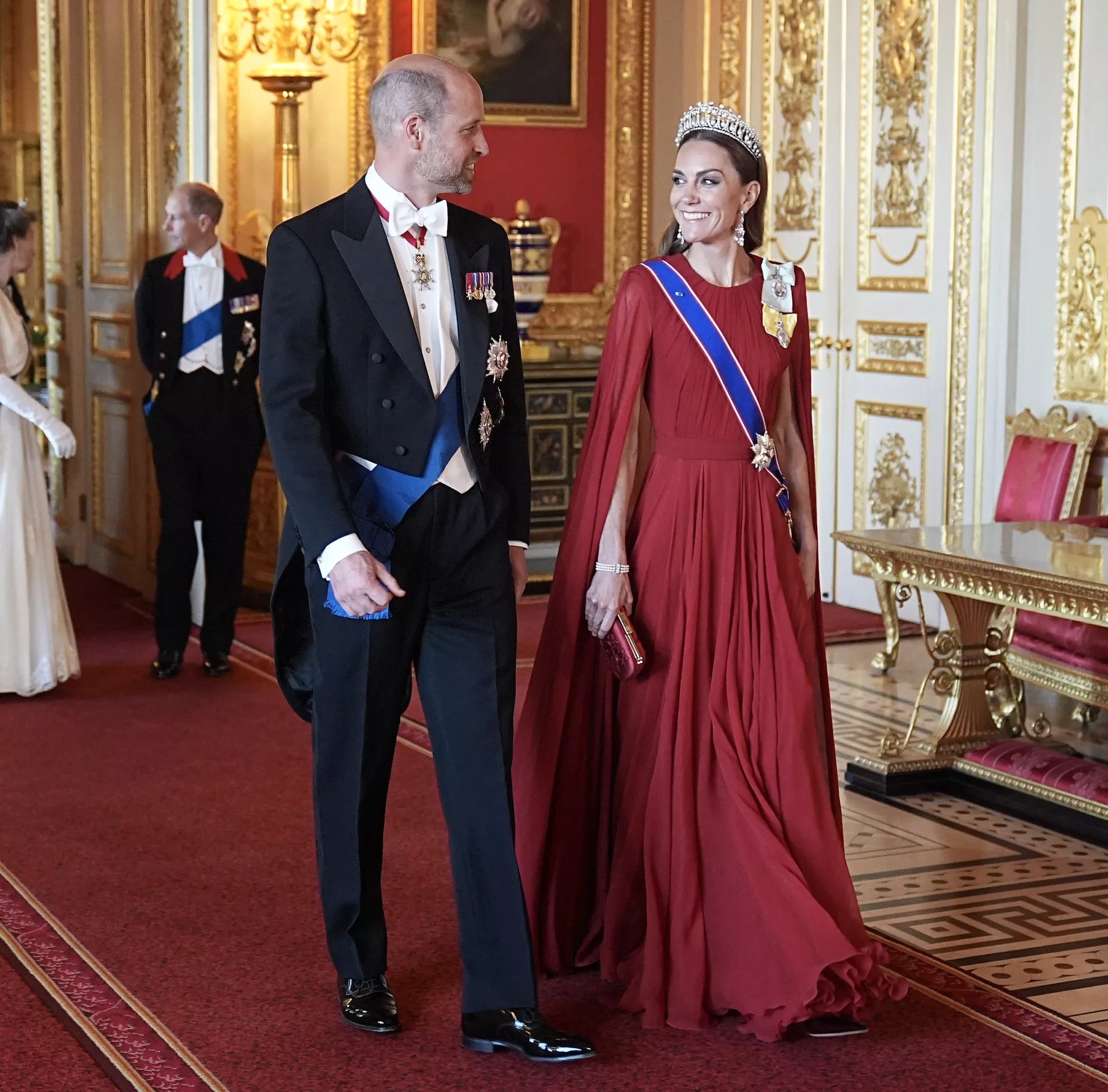 Kate und William glänzen beim Staatsbankett.