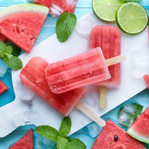 Eis mit Wassermelone