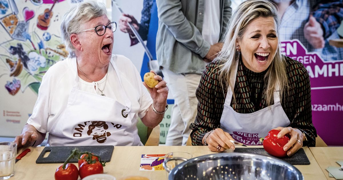 Königin zum Anfassen: Máxima der Niederlande kocht gemeinsam mit Senioren