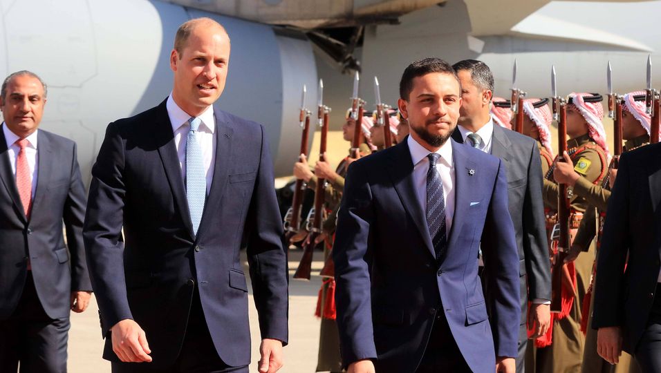 Prinz William und Prinz Hussein verbindet eine enge Freundschaft