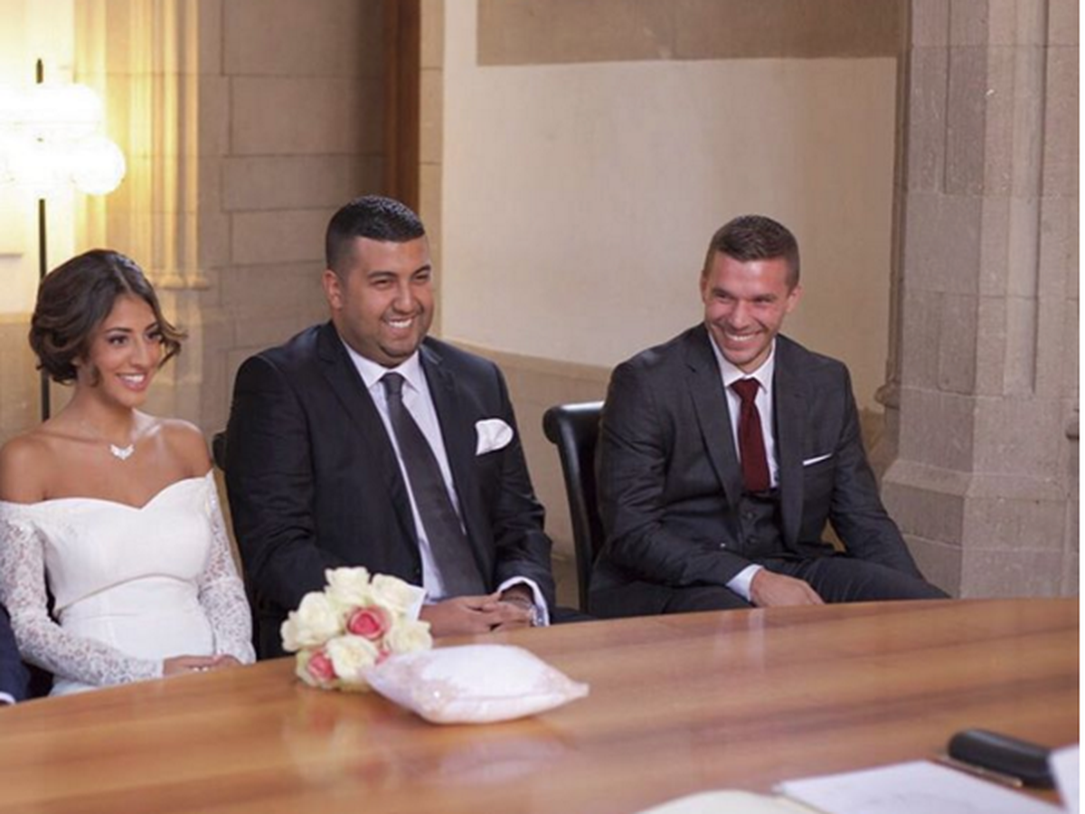 Hochzeit von Lukas Podolski