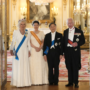 Kaiserin Masakos funkelnde Premiere beim Staatsbankett mit Charles, Camilla und Naruhito 