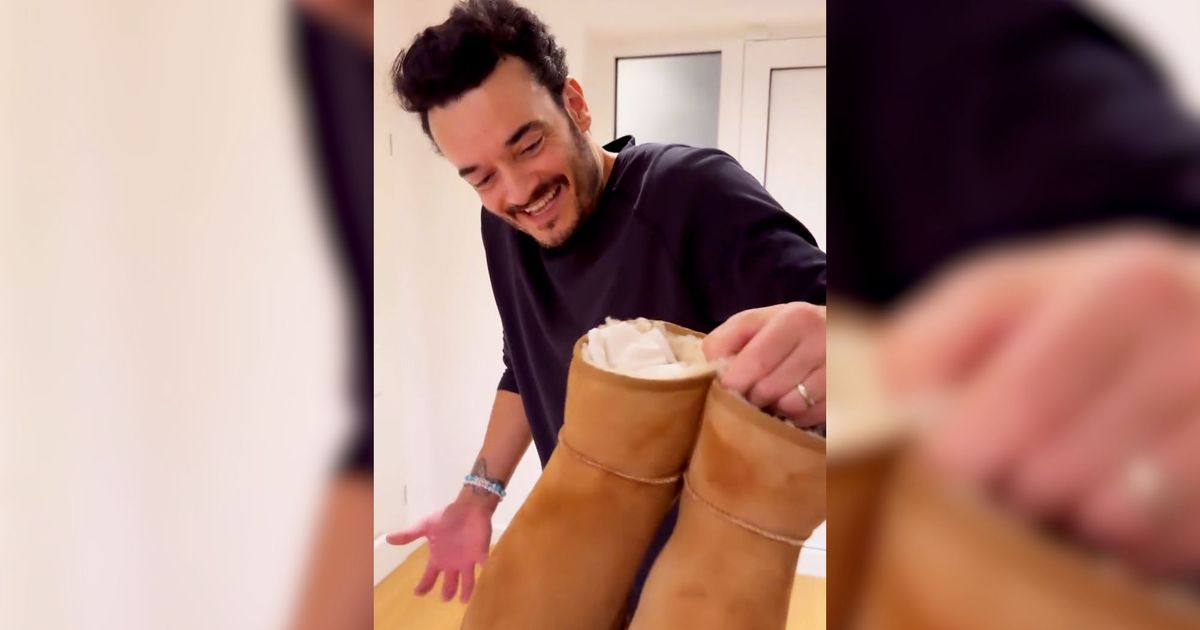 Giovanni Zarrella Er zeigt den perfekten Trick für saubere Winterstiefel