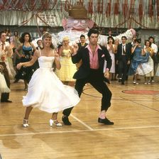 Olivia Newton-John und John Travolta in der berühmten "Grease"-Tanzszene