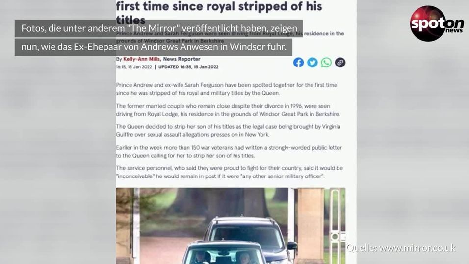 Prinz Andrew: Bleibt Sarah Ferguson seine einzige Verbündete?