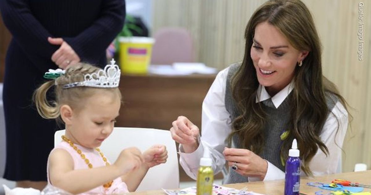 Prinzessin Kate: Beim Basteln mit Kindern verstößt sie gegen das Protokoll