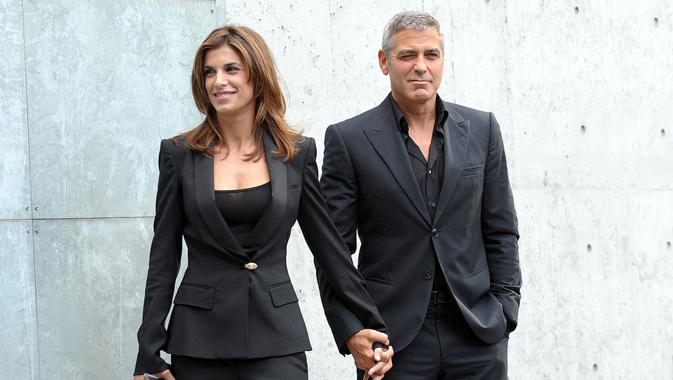 George Clooney und Elisabetta Canalis