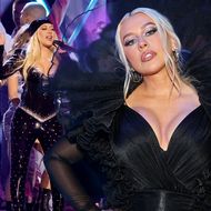 Christina Aguilera: Im Leder-Look & Dracula-Kleid: Bei den Grammy's ist sie der Hingucker 