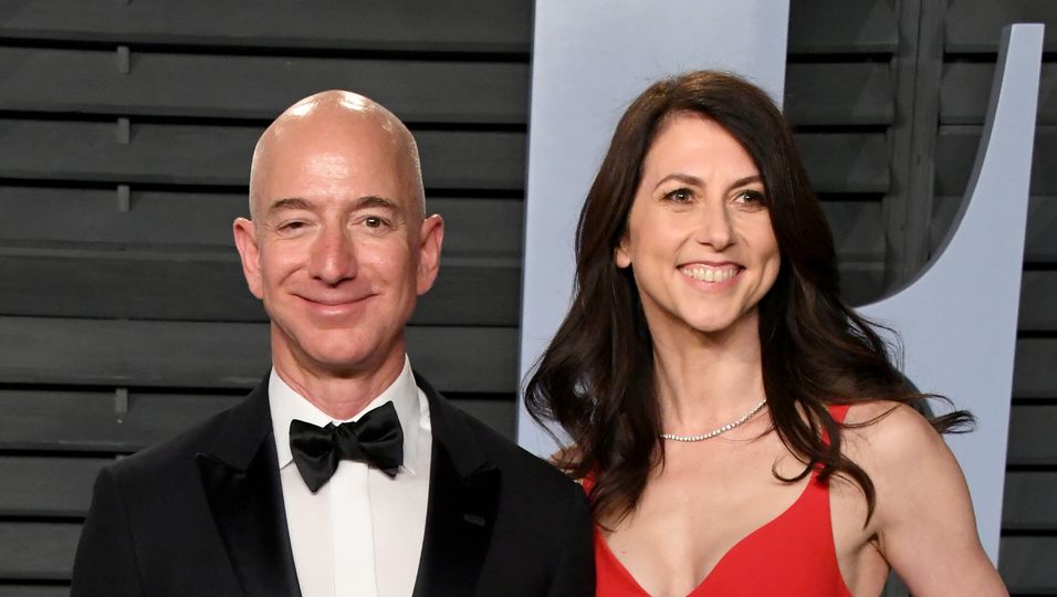 Jeff Bezos und MacKenzie Scott