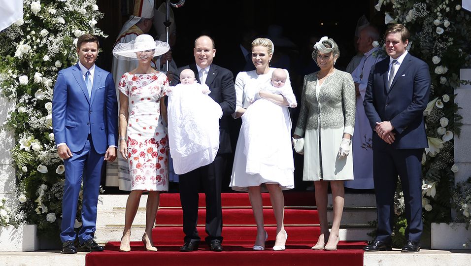Gareth Wittstock, Nerine Pienaar, Prince Albert II of Monaco, Princess Gabriella of Monaco, Princess Charlene of Monaco, Prince Jacques of Monaco, Dia