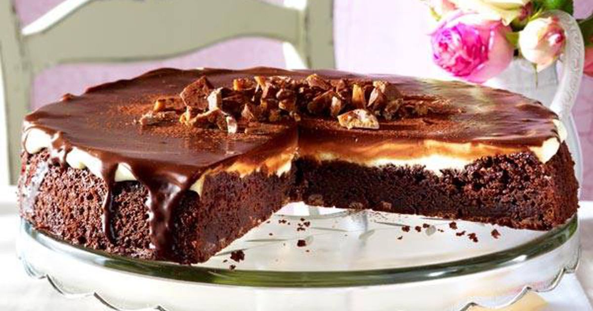 Brownie-Krokant-Tarte: Himmlische Kalorienbombe backen | BUNTE.de